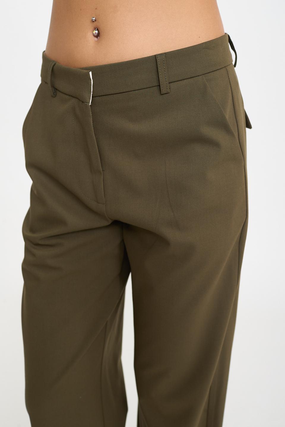 Pantalone gamba dritta verde l. - Autunno - Inverno 2026 | Brend