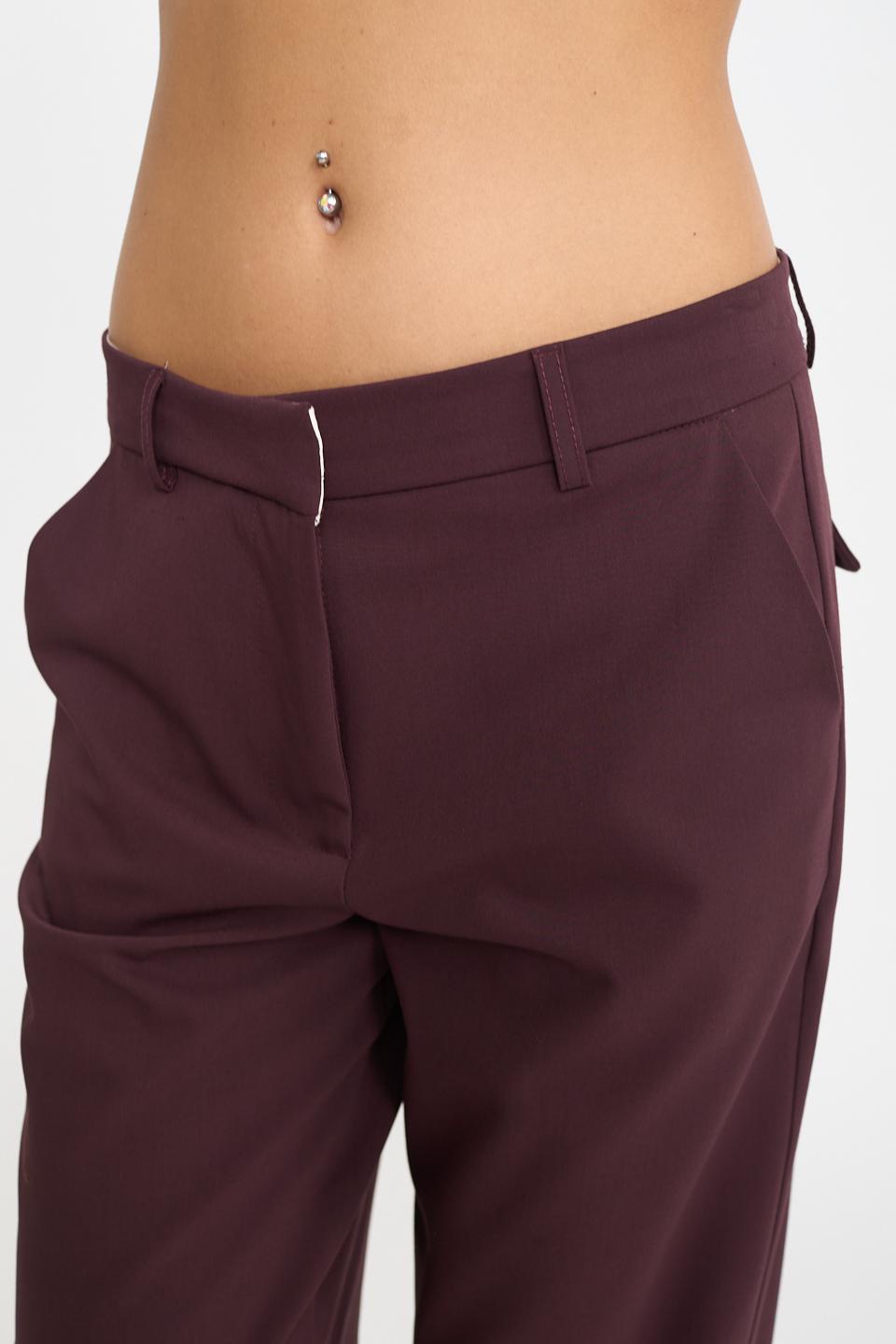 Pantalone gamba dritta vino - Autunno - Inverno 2026 | Brend