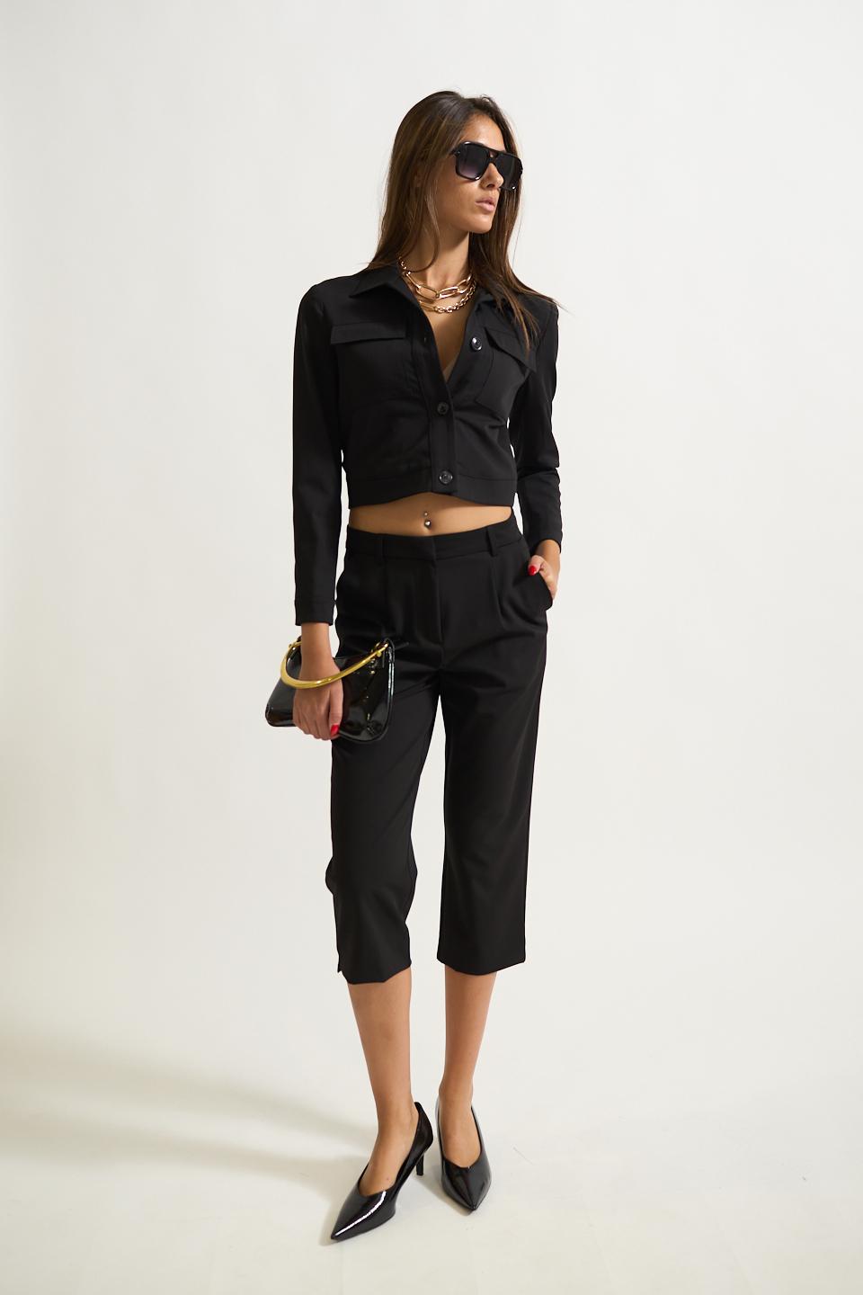 Panta-pinocchietto nero - Autunno - Inverno 2025 | Brend