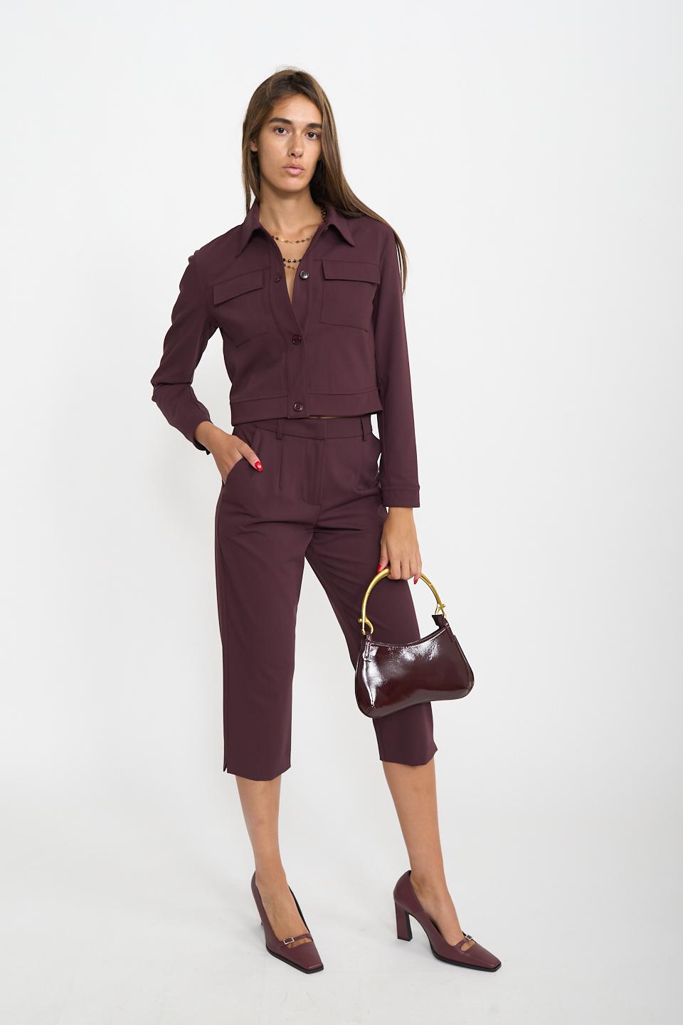 Panta-pinocchietto vino - Autunno - Inverno 2025 | Brend