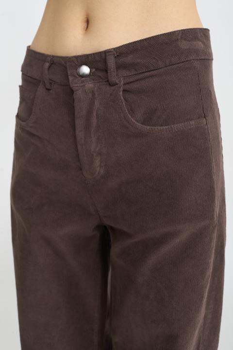 Pantalone barrel velluto moro - Autunno - Inverno 2025 | Brend
