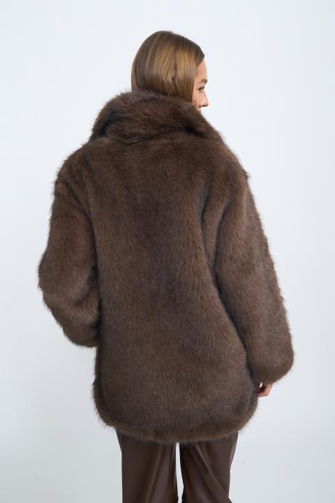 Pelliccia collo revers moro - Autunno - Inverno 2025 | Brend
