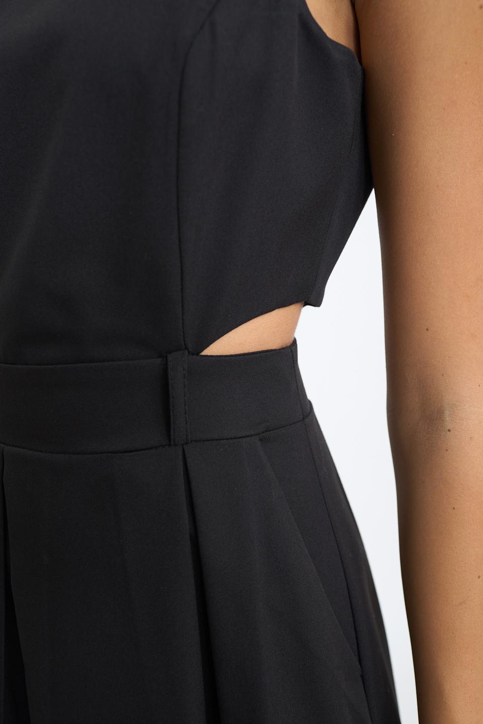 Scamiciata cut-out vita nero - Autunno - Inverno 2025 | Brend