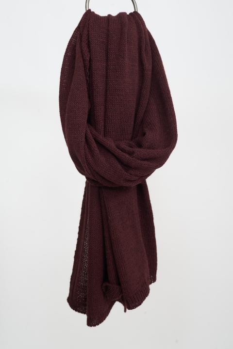 Sciarpa costine burgundy - Autunno - Inverno 2025 | Brend