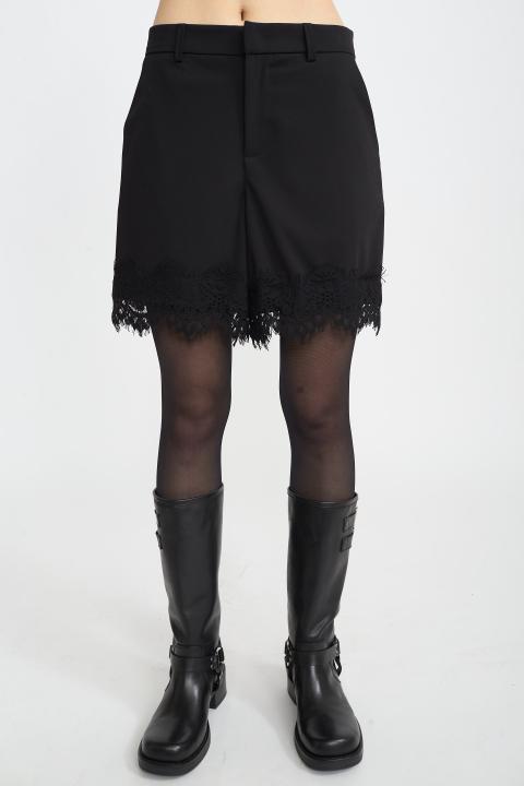 Shorts orlo pizzo nero - Autunno - Inverno 2025 | Brend