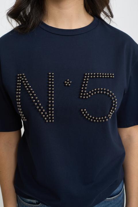 T-shirt n.5 borchie blu - Autunno - Inverno 2025 | Brend