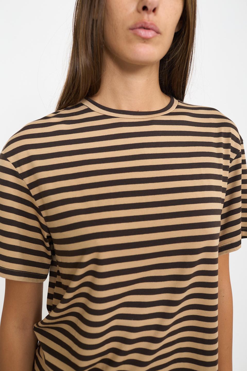 T-shirt over rigata rigo moro - Autunno - Inverno 2026 | Brend