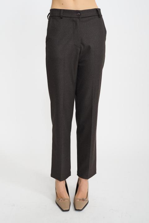 Pantalone modello uomo gessato moro - Autunno - Inverno 2025 | Brend