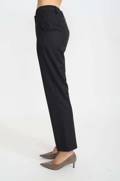 Pantalone modello uomo gessato nero - Autunno - Inverno 2025 | Brend