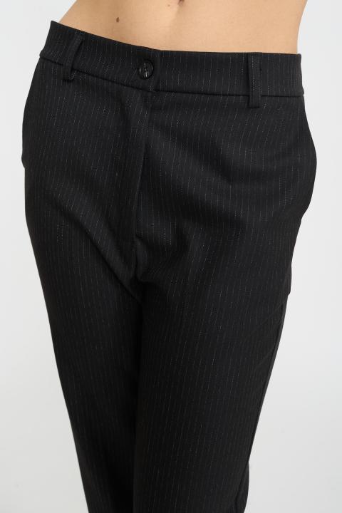 Pantalone modello uomo gessato nero - Autunno - Inverno 2025 | Brend