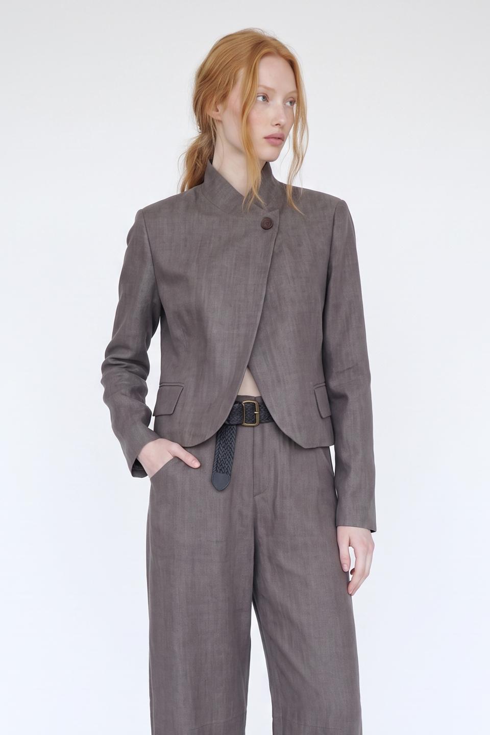 Giacca collo imbuto | Brend