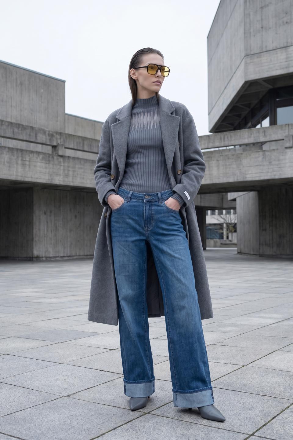 Jeans palazzo risvolto | Brend