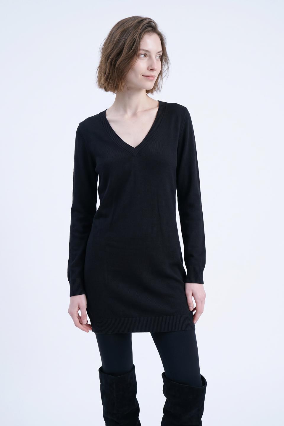 Maglia maxi scollo V | Brend
