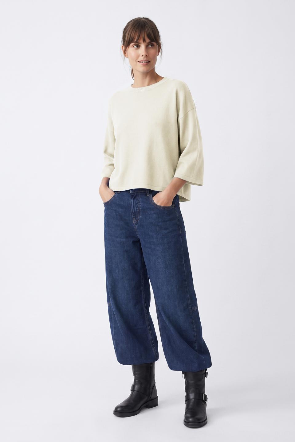 Maglia girocollo manica 3/4 | Brend