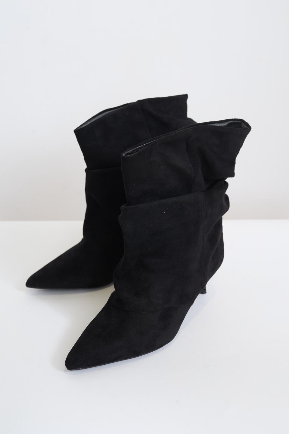 Stivaletto suede arriciatura | Brend