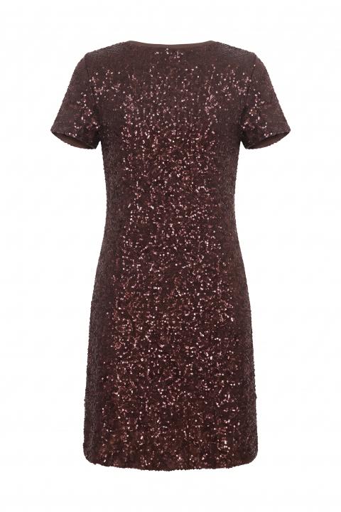 Abito mini paillettes moro - Autunno - Inverno 2027 | Brend