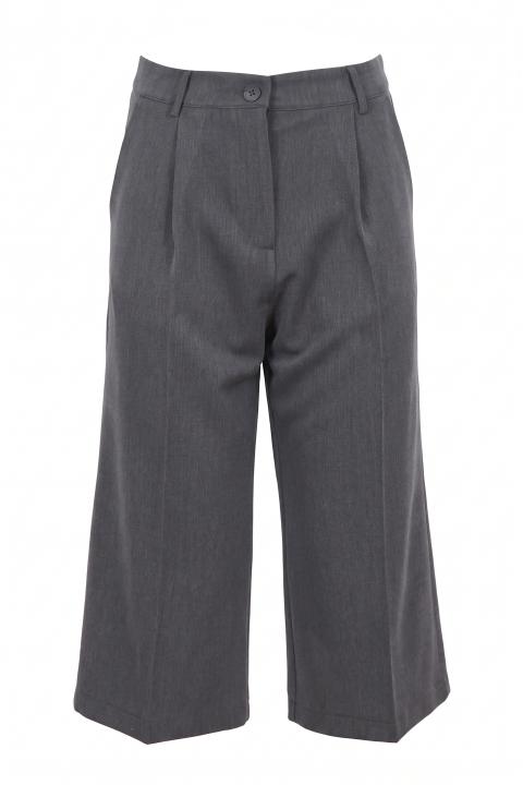 Bermuda pieghe grigio - Autunno - Inverno 2027 | Brend