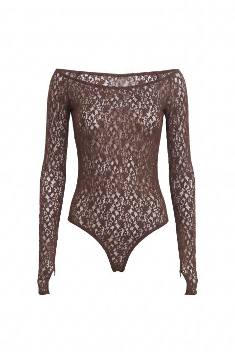 Body scollo barca pizzo moro - Autunno - Inverno 2027 | Brend