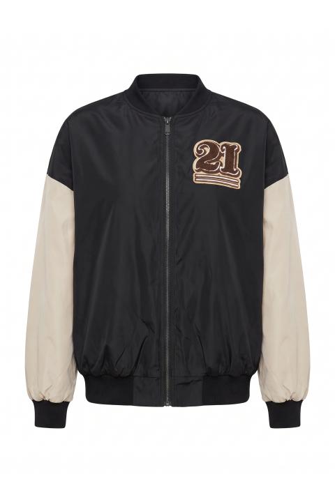 Bomber patch manica lunga panna/avorio - Autunno - Inverno 2027 | Brend