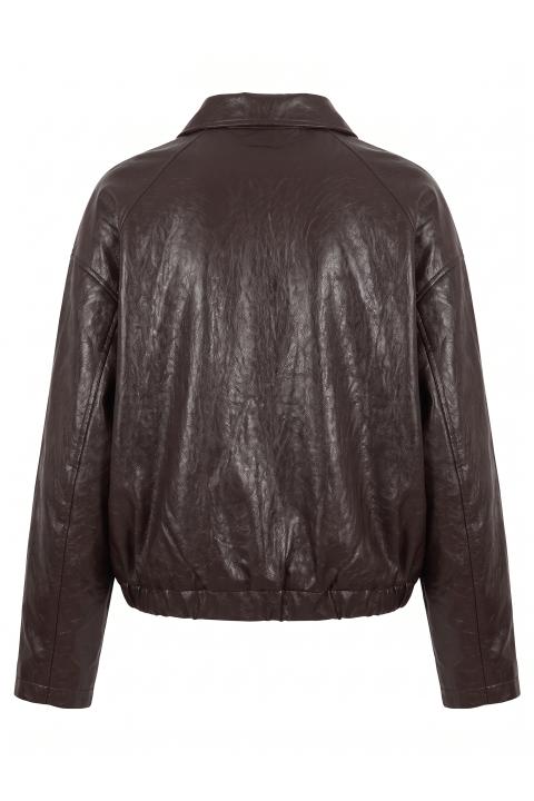 Bomber effetto pelle moro - Autunno - Inverno 2027 | Brend