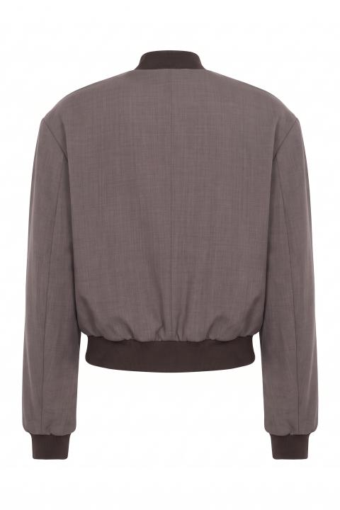 Bomber polsini costina fango - Autunno - Inverno 2027 | Brend