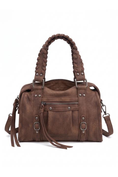 Borsa a mano fibbie brown - Autunno - Inverno 2027 | Brend