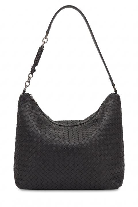 Borsa cartella intrecciata black - Autunno - Inverno 2027 | Brend