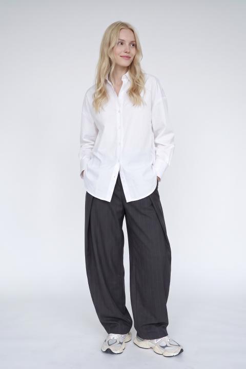 Camicia over Oxford bianco - Autunno - Inverno 2027 | Brend