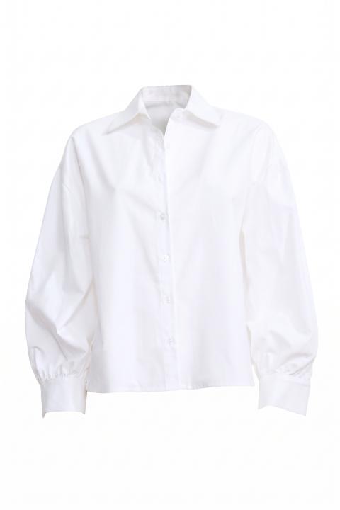 Camicia Oxford increspature bianco - Autunno - Inverno 2027 | Brend
