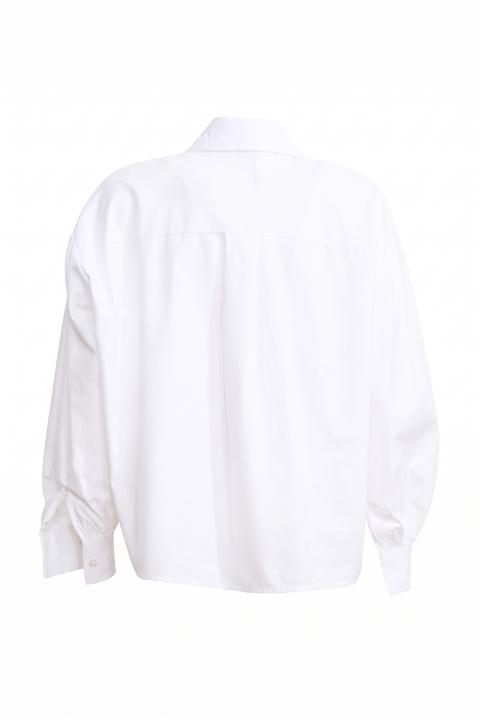 Camicia Oxford increspature bianco - Autunno - Inverno 2027 | Brend