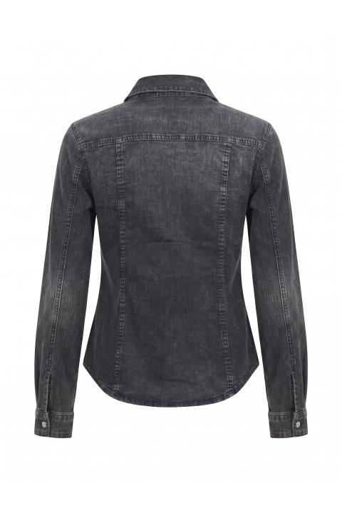 Camicia denim taschini denim nero - Autunno - Inverno 2027 | Brend