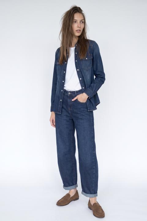 Camicia denim taschini denim scuro - Autunno - Inverno 2027 | Brend