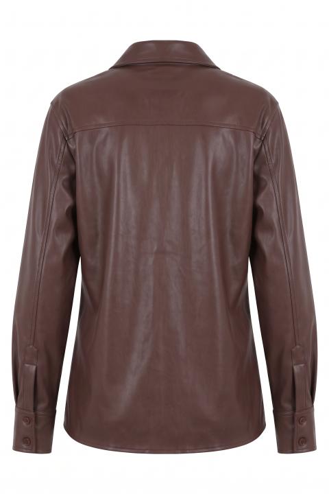 Camicia effetto pelle moro - Autunno - Inverno 2027 | Brend