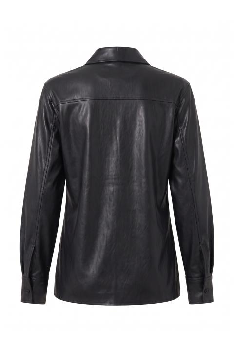 Camicia effetto pelle nero - Autunno - Inverno 2027 | Brend