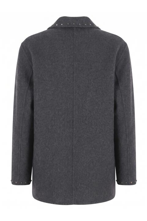 Cappotto corto borchie grigio scuro - Autunno - Inverno 2027 | Brend