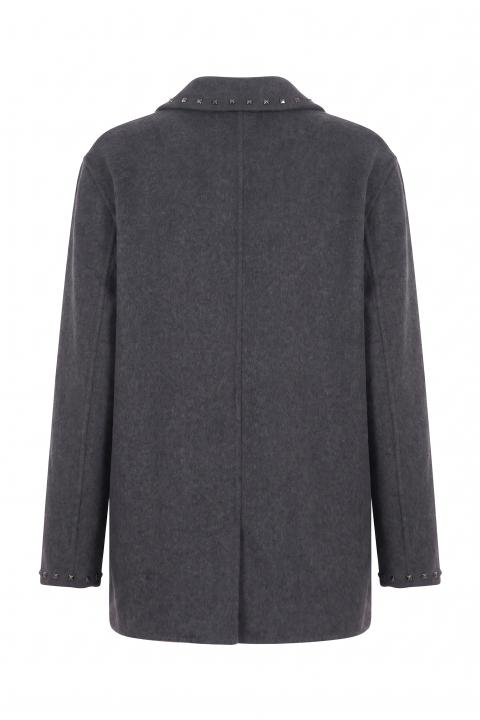Cappotto corto borchie grigio scuro - Autunno - Inverno 2027 | Brend