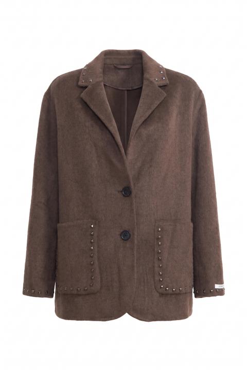 Cappotto corto borchie moro - Autunno - Inverno 2027 | Brend