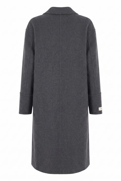 Cappotto over doppio petto grigio scuro - Autunno - Inverno 2027 | Brend