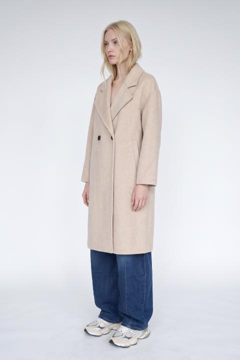 Cappotto over 2 bottoni beige - Autunno - Inverno 2027 | Brend