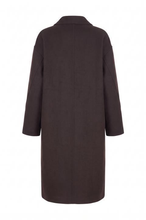 Cappotto over 2 bottoni fango - Autunno - Inverno 2027 | Brend