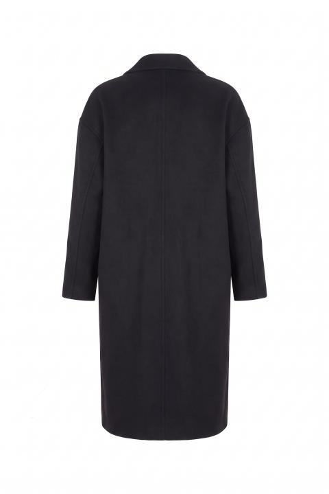 Cappotto over 2 bottoni nero - Autunno - Inverno 2027 | Brend