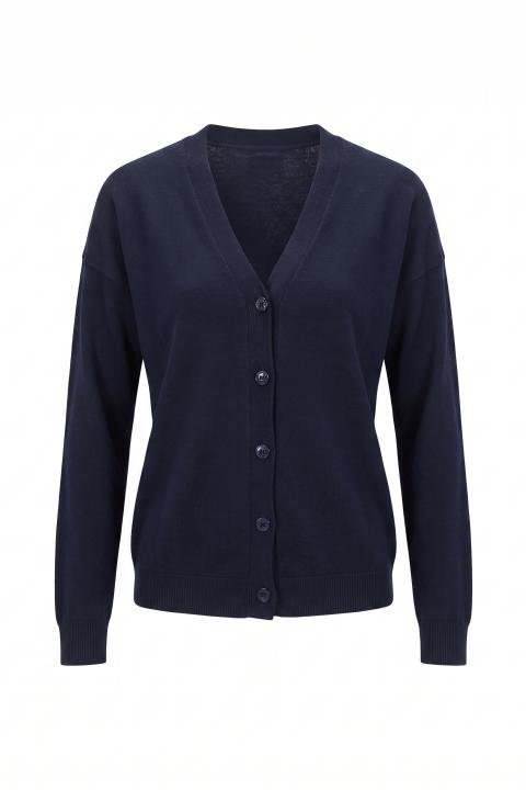 Cardigan bottoni blu - Autunno - Inverno 2027 | Brend