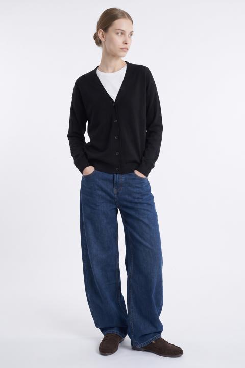 Cardigan bottoni nero - Autunno - Inverno 2027 | Brend