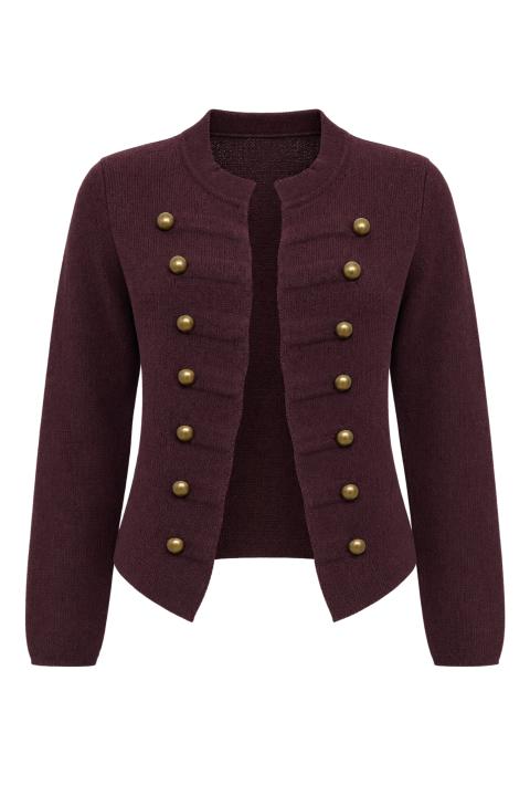 Cardigan Napoleon burgundy - Autunno - Inverno 2027 | Brend
