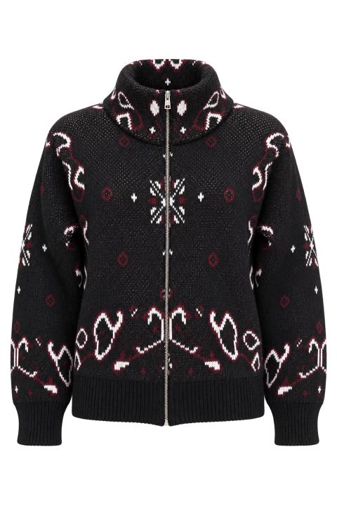 Cardigan zip fantasia nero - Autunno - Inverno 2027 | Brend