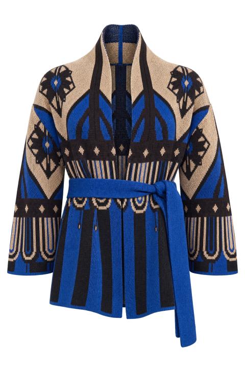 Cardigan fantasia bluette - Autunno - Inverno 2027 | Brend