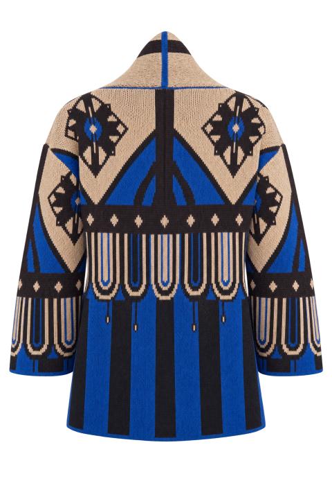 Cardigan fantasia bluette - Autunno - Inverno 2027 | Brend