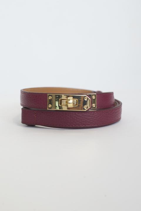 Cintura lucchetto burgundy - Autunno - Inverno 2027 | Brend