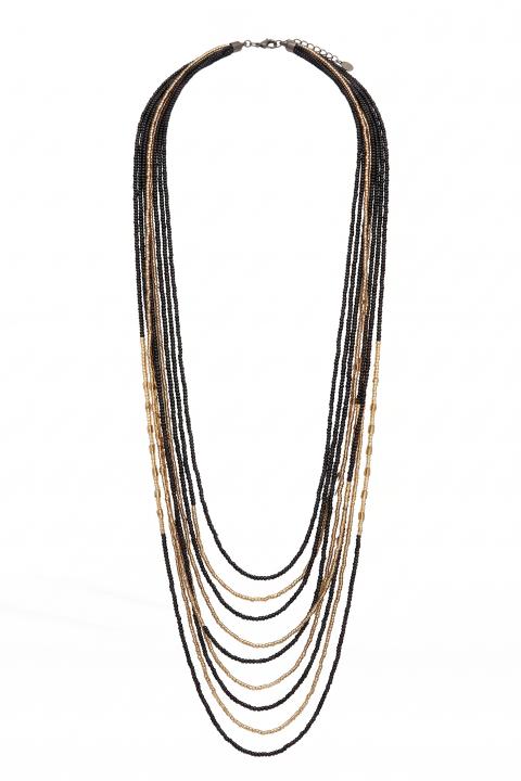 Collana multifili nero - Autunno - Inverno 2027 | Brend