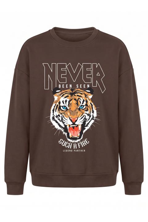 Felpa stampa Never moro - Autunno - Inverno 2027 | Brend